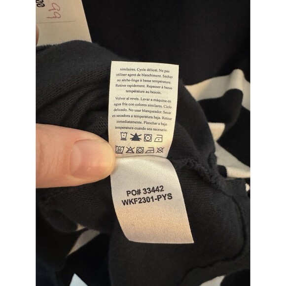 Faherty Sport Jersey Shirt Womens Large Long Sleeve Tee Cape May Stripe NWT - Picture 8 of 8